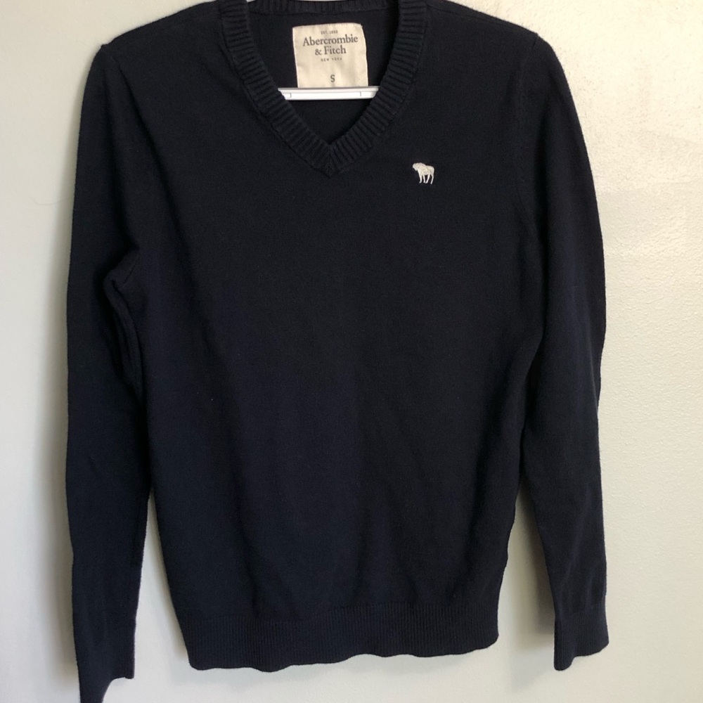 Abercrombie & Fitch Men's Black Sweater